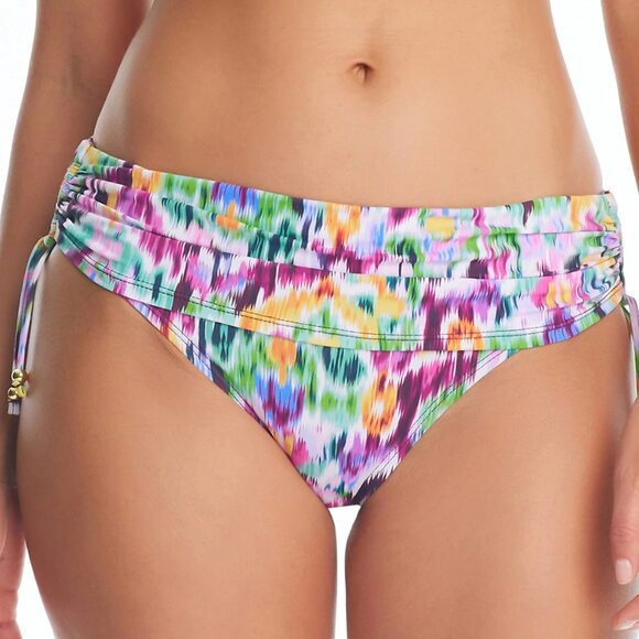 Bleu Rod Beattie Other - BLEU Rod Beattie Shirred Side Tie Hipster Bikini Bottom Multicolor 8